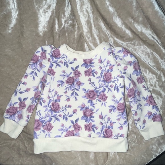 Janie and Jack Floral Infant Crewneck sweatshirt 🌵12-18 Months - Picture 3 of 4